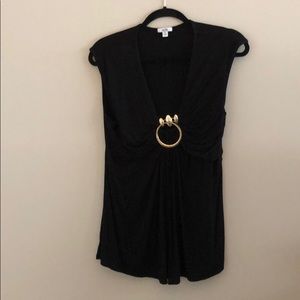 Cache sleeveless top size M